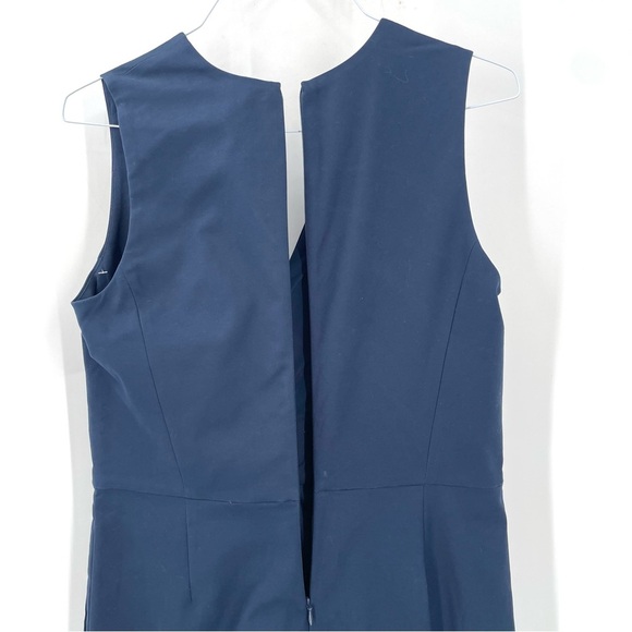 EVERLANE NWT The Structured Cotton Navy Business Casual Classic Pant Jumpsuit - Picture 9 of 12